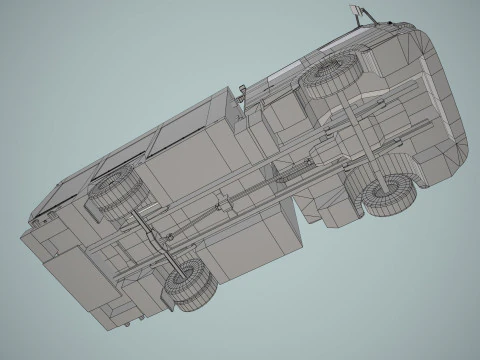 ARFF Fire Fighting Truck --403-- 3D Model