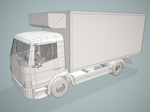 Truk Kulkas --404-- Model 3D