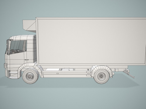 Truk Kulkas --404-- Model 3D