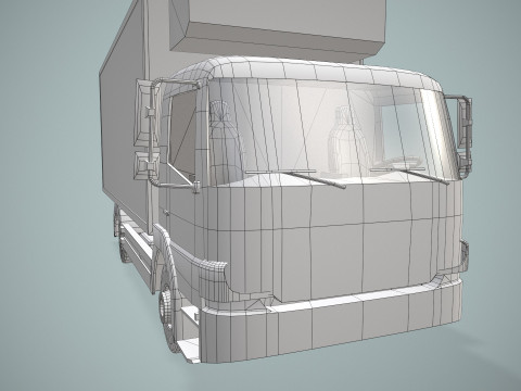 Truk Kulkas --404-- Model 3D
