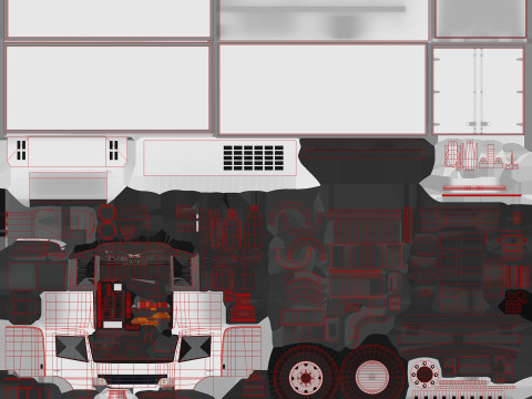 Truk Kulkas --404-- Model 3D