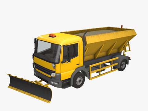 Camion chasse-neige --405-- Modèle 3D