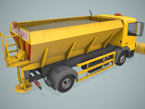 Camion spazzaneve --405-- Modello 3D