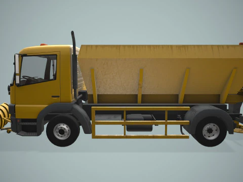 Snowplow Truck --405-- 3D Model