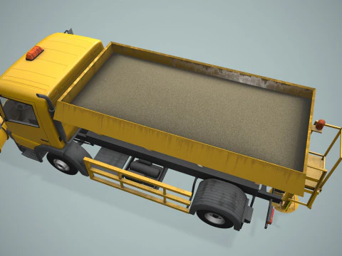 Snowplow Truck --405-- 3D Model