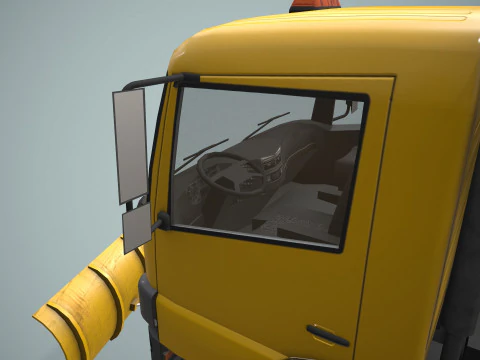 Snowplow Truck --405-- 3D Model