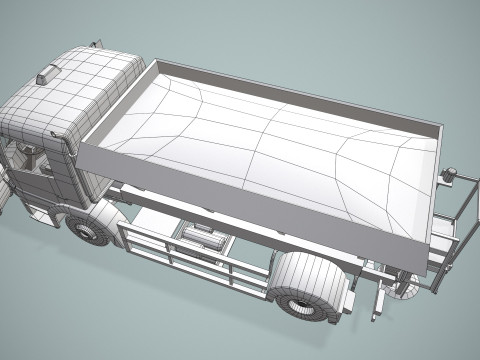 Camion spazzaneve --405-- Modello 3D