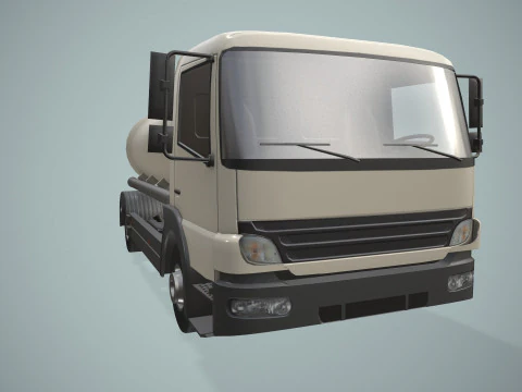 Tanker Truck --406-- 3D Model