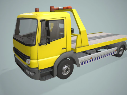 Tow Truck --407-- 3D Model
