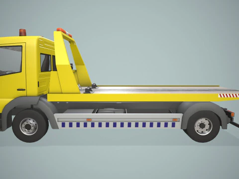 Tow Truck --407-- 3D Model