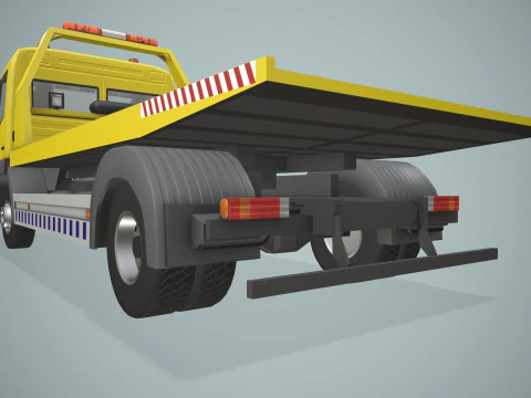 Tow Truck --407-- 3D Model