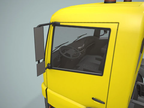 Tow Truck --407-- 3D Model