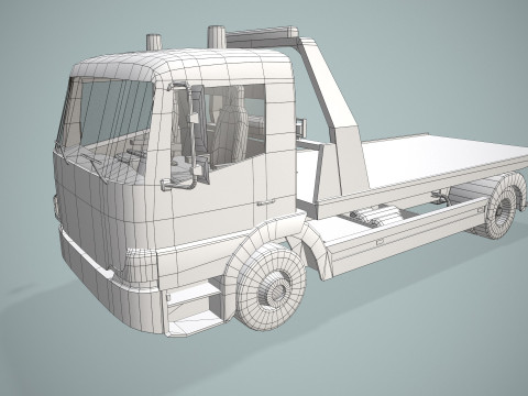 Truk Derek --407-- Model 3D