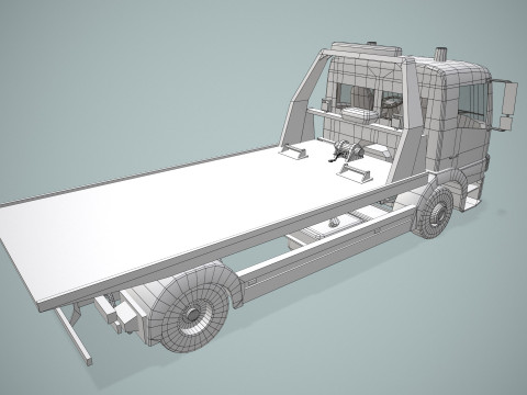 Truk Derek --407-- Model 3D