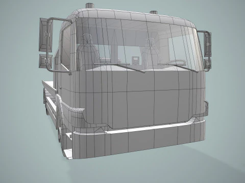 Tow Truck --407-- 3D Model