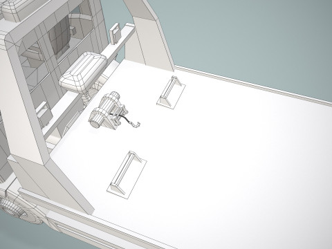 Truk Derek --407-- Model 3D