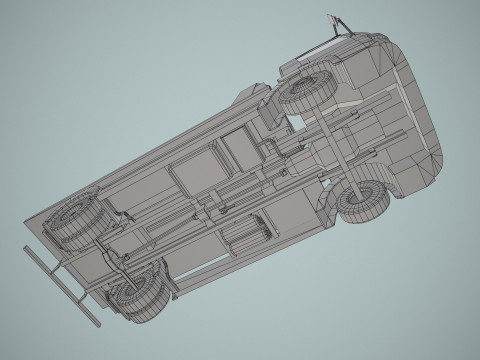 Truk Derek --407-- Model 3D