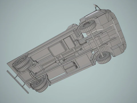 Tow Truck --407-- 3D Model
