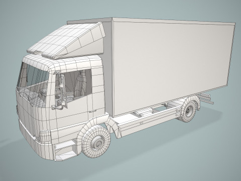 Furgone furgone --408-- Modello 3D