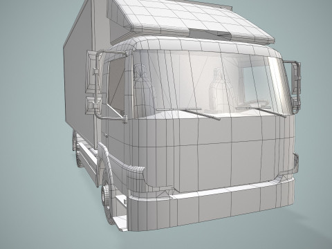 Furgone furgone --408-- Modello 3D