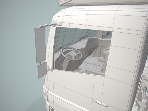 Furgone furgone --408-- Modello 3D