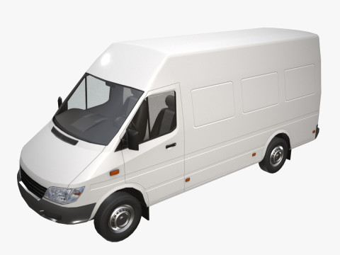 Furgoneta de carga --409-- Modelo 3D