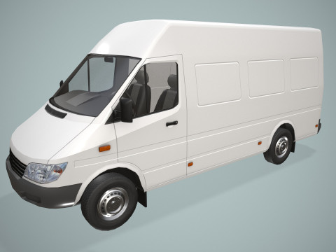 Вантажний фургон --409-- 3D Модель