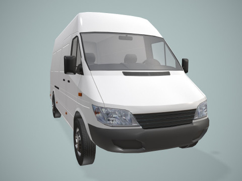 Вантажний фургон --409-- 3D Модель