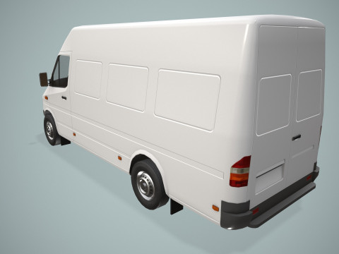 Вантажний фургон --409-- 3D Модель
