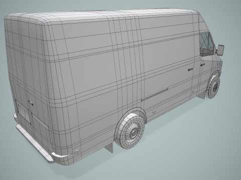 Вантажний фургон --409-- 3D Модель