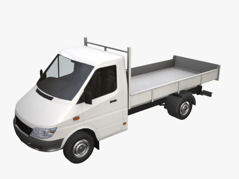 Autocarro con cassone ribaltabile --410-- Modello 3D