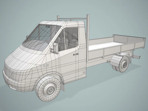 Dump Truck --410-- 3D Model