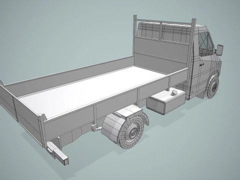 Dump Truck --410-- 3D Model