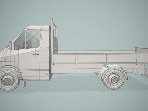 Dump Truck --410-- 3D Model