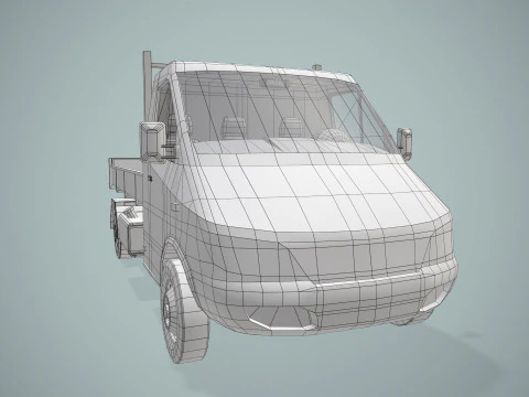 Dump Truck --410-- 3D Model