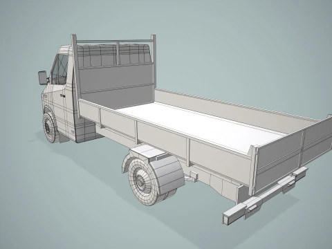 Dump Truck --410-- 3D Model