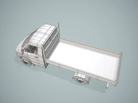 Dump Truck --410-- 3D Model