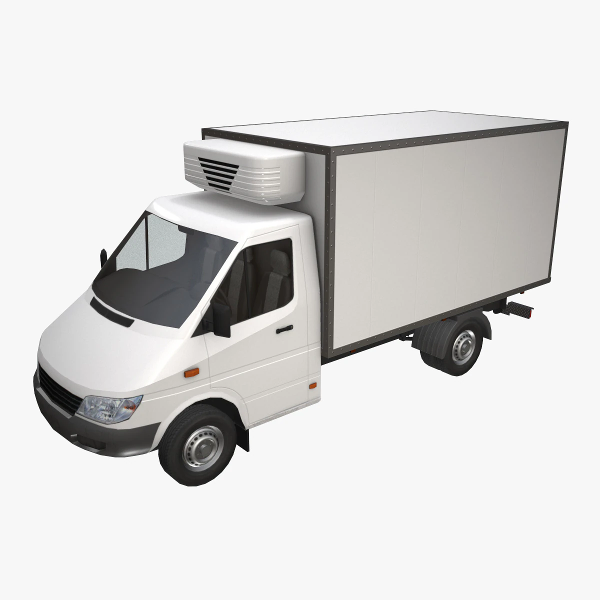 Camion frigorifero --411-- Modello 3D .c4d .max .obj .3ds .fbx .stl .blend 