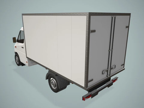 Camion frigorifero --411-- Modello 3D