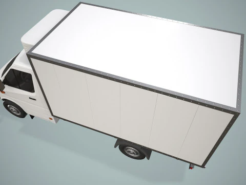 Camion frigorifero --411-- Modello 3D