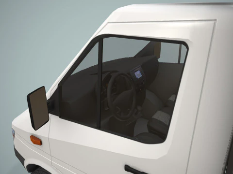 Camion frigorifero --411-- Modello 3D