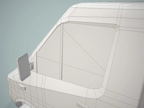 Camion frigorifero --411-- Modello 3D