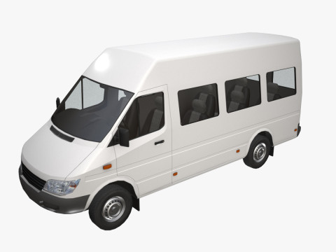 Furgoneta de pasajeros --412-- Modelo 3D