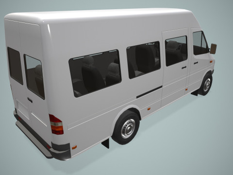 여객밴 --412-- 3D 모델