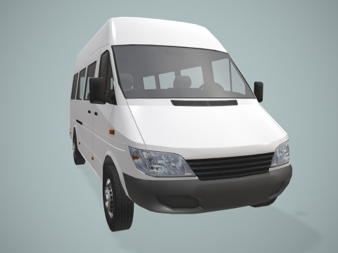 여객밴 --412-- 3D 모델