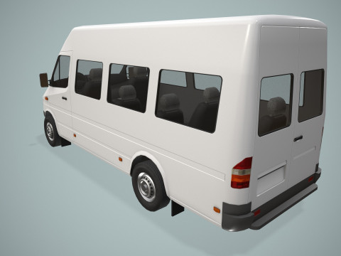 여객밴 --412-- 3D 모델