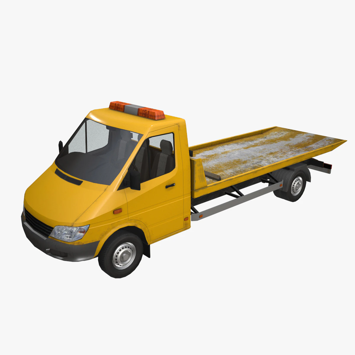 Tow Truck --413-- 3D Model .c4d .max .obj .3ds .fbx .stl .blend 