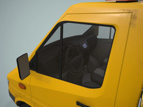 Tow Truck --413-- 3D Model