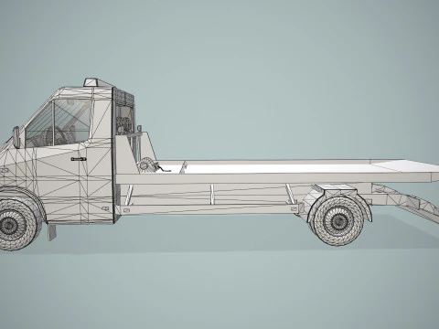 Tow Truck --413-- 3D Model