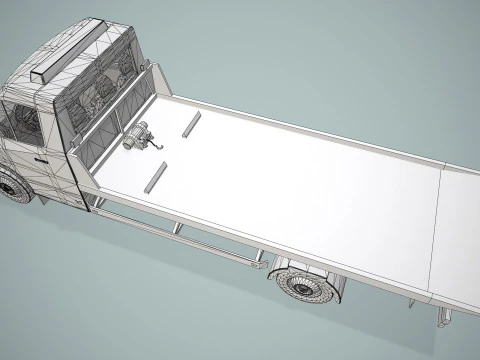 Tow Truck --413-- 3D Model